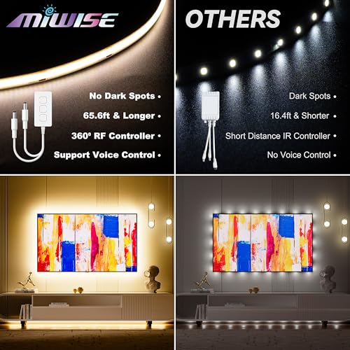 Tira LED COB MIWISE 20m Blanco cálido 3000K miniatura 2