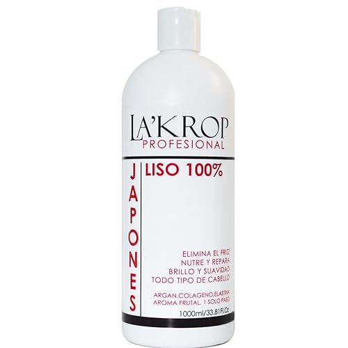 LA ' KROP - HAIR STRAIGHTENER - JAPANESE STRAIGHTENER - KERATIN HAIR TREATMENT - LISO JAPONES - KERATINA PERMANENTE - KERATINA PARA ALISAR PELO.