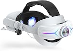 Head Strap Battery Pack for Meta Quest 3, with Extended 12000mah Battery Pack,with RGB Light(Compatible with Meta Quest 3S)