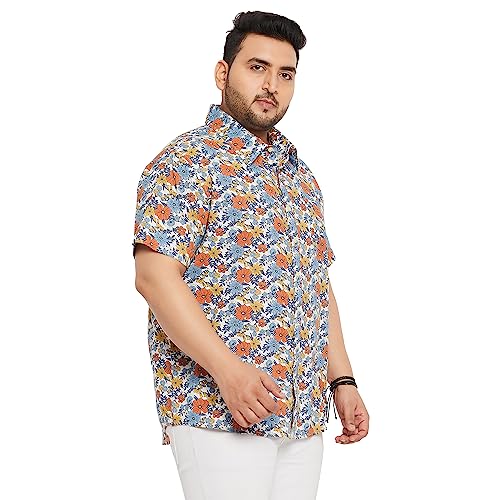 Image of Bigbanana Plus Size Men's Regular Fit Printed Shirt