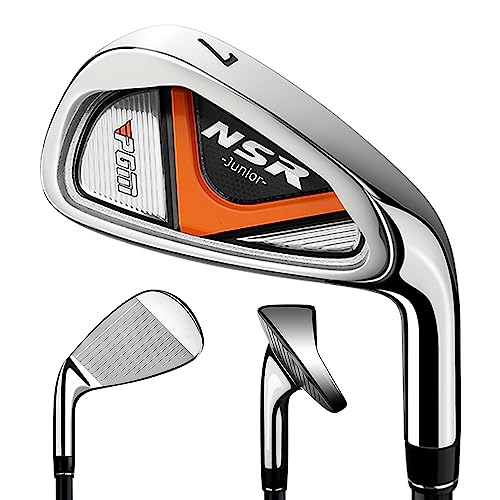 PGM Golf Club Set - 9 Pieces Junior Complete Golf Club Set for Kids Children - Right Handed - Driver(#1), Hybrid, Iron(#7,#9,#S), Putter, Golf Stand Bag - Image 6