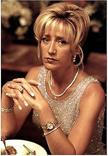 The Sopranos Edie Falco as Carmela Soprano Seated Looking Beautiful at Table 8 x 10 inch photo