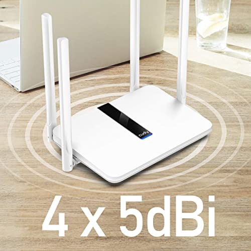 Cudy Ac1200 Dual Band Unlocked 4G Lte Modem Router With Sim Card Slot, 1200Mbps Wifi, Lte Cat4, Ec25-Afx Qualcomm Chipset, 5Dbi Antennas, Ddns, Vpn, Cloudflare, For At&T, T-Moblie, Verizon #TOP3