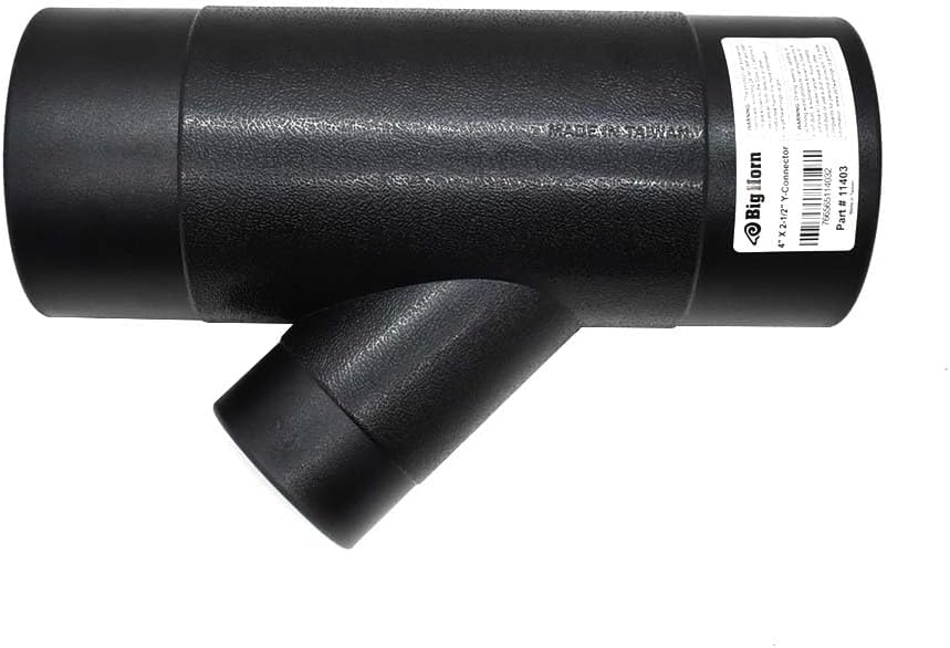 Big Horn 11403 Y-Connector, 4-Inch By 2-1/2-Inch Dust Collection