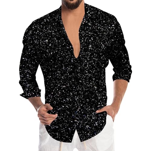 Chemise festive homme col revers imprimé pour sorties et fêtes