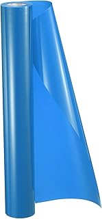 sourcing map HTV - Rollo de vinilo termotransferible de poliuretano de 11.8 pulgadas x 15 pies, color azul oscuro mate para planchar para todas las máquinas cortadoras, fácil de cortar y desmalezar