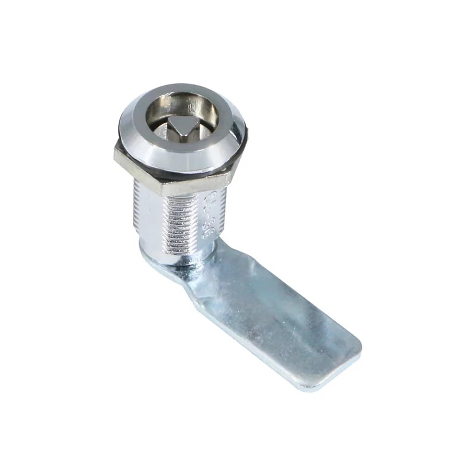 Lot de 5 serrures triangulaires en alliage de zinc MS705-28/36 for tiroir, casier, porte, armoire, bureau, serrures à came avec clé, 1 pièce(5sets-36mm-H0-01)