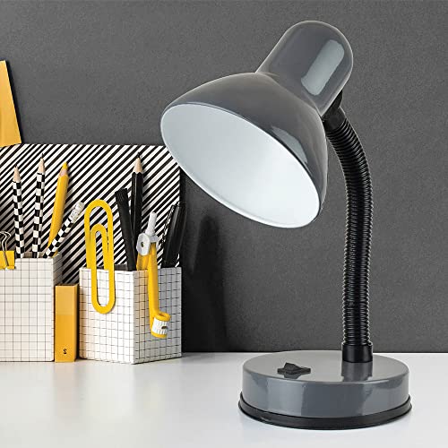 Classic Flexi Desk Lamp - 35W, Flexible Neck, Anthracite Grey - Image 3