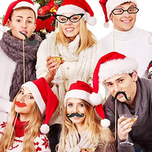 ILamourCar Natale Photo Booth Props, 50 Pezzi