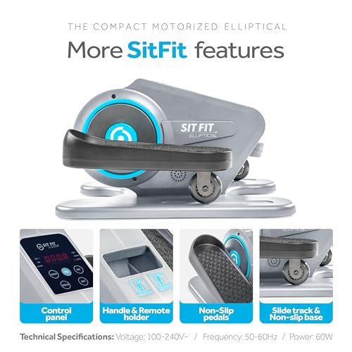 image for SITFIT ELLIPTICAL SITFIT Leg Exerciser While Sitting for Seniors, Unde