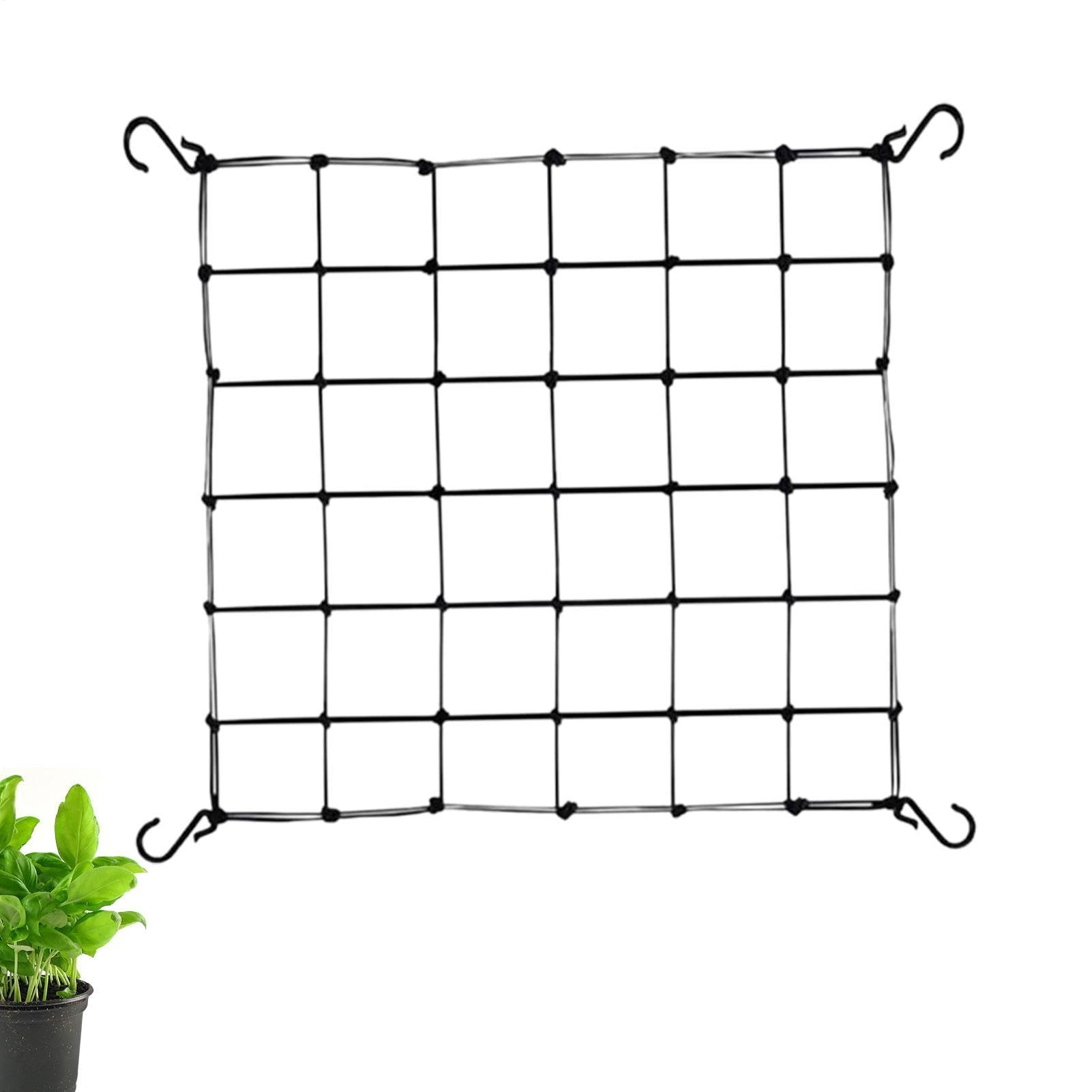 Red para plantas de enrejado elástica para cultivar pepinos en patios y huertos urbanos