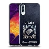 Head Case Designs sous Licence Officielle HBO Game of Thrones Stark Symboles Métalliques Coque en Gel Doux Compatible avec Samsung Galaxy A50/A30s (2019)