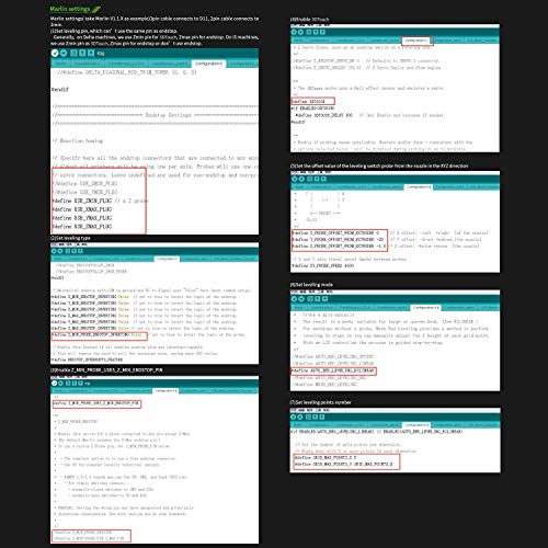 DECDEAL Sensor de nivelamento automático para impressora 3D Kit de nivelamento automático de cama 3D