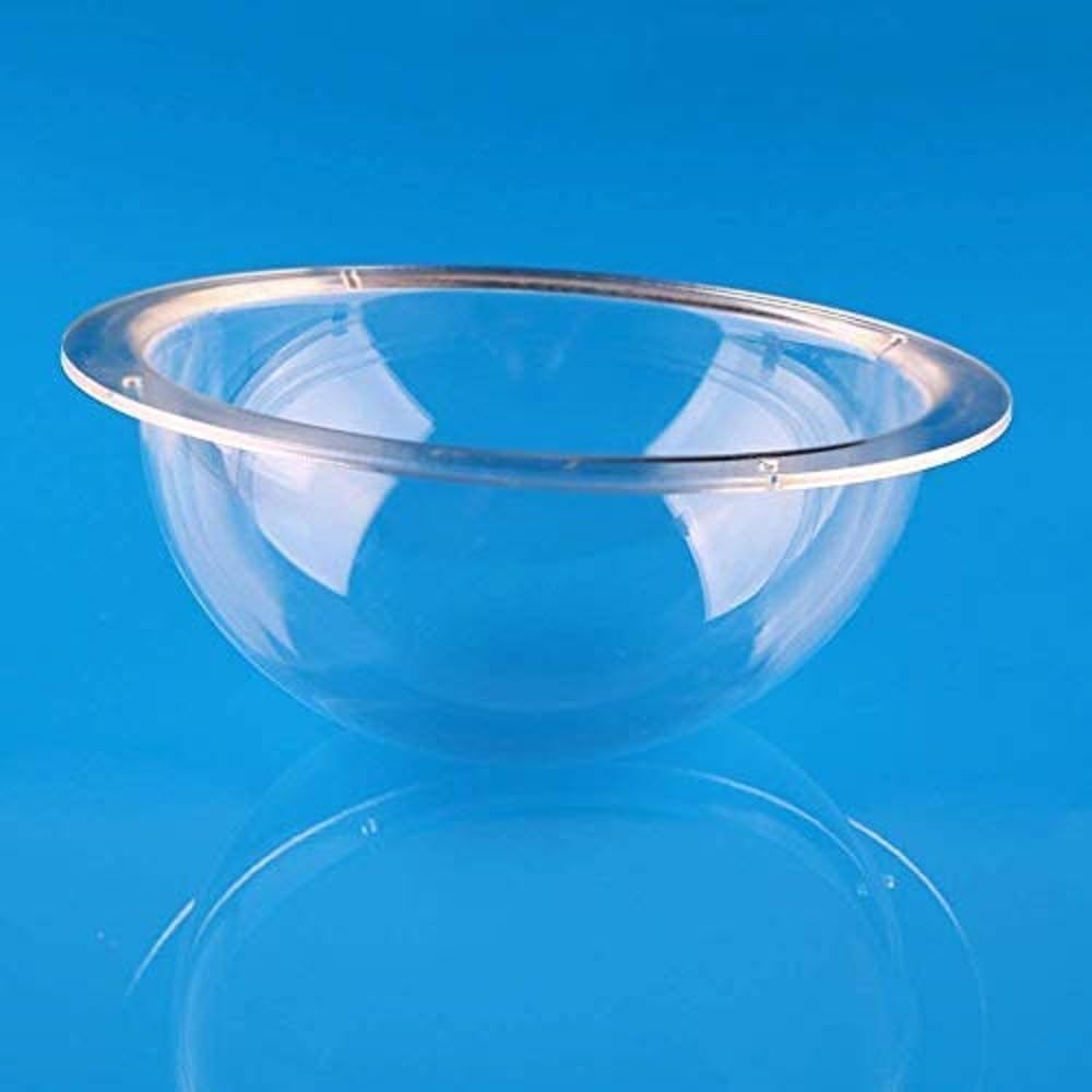 4.33inch/110m w/ 4 Holes Acrylic Indoor/Outdoor CCTV Camera Dome Cover Security Camera Housing Clear (4.33inch/110mm)