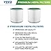 VEVA HEPA Filter Replacement 2 Pack - Compatible w/Dyson TP01, TP02, TP03 & BP01 Air Purifier Filters, Pure Cool Link Models.