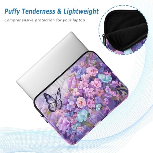 Funda para portátil Butterly Flowers 13-14 pulgadas miniatura 5