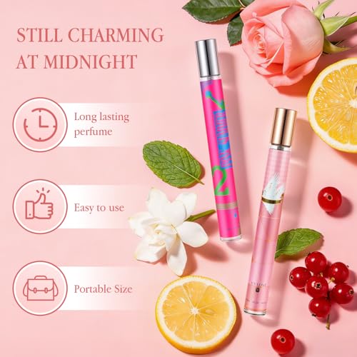 Women's Perfume Gift Set - 4 x 35ml Mini Perfume for Women Body Hair Fragrance Set in Sweet Floral and Fruity Notes, Portable Travel Size, Pamper Gifts Set, Birthday Gifts for Women, Gifts for Her - Image 4