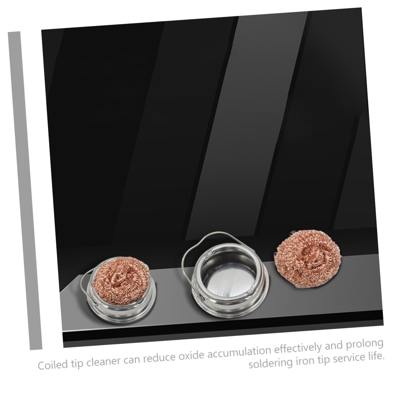 Yardenfun 5pcs Cleaner Tip Cleaner Sponge Tip Cleaning Cleaning Ball Cleaner for Iron Cleaning Ball Soldering Tip Iron Cleaner