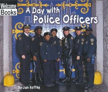Library Binding A Day with Police Officers Book