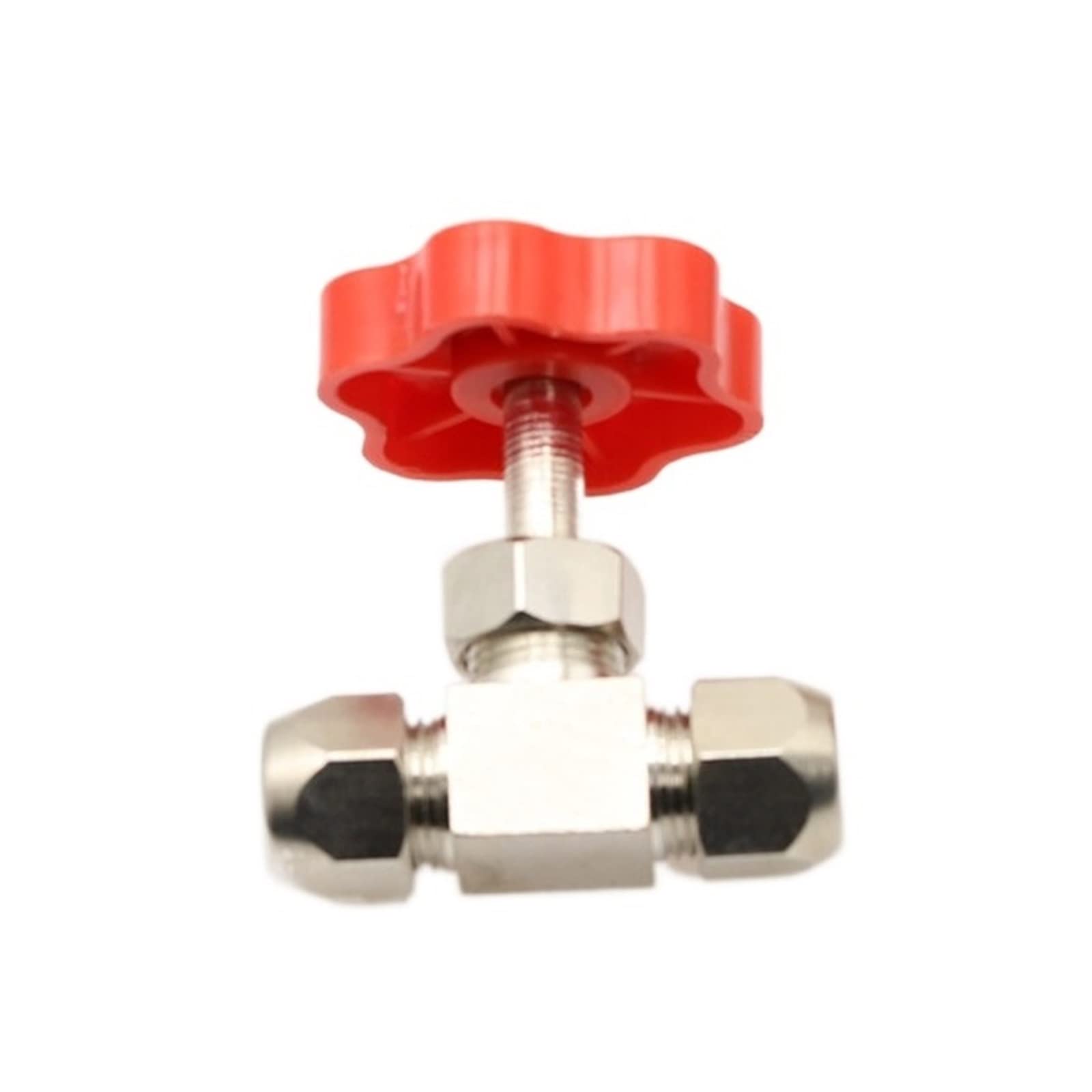 Soupape à aiguille 6mm haute pression en métal durable avec finition industrielle