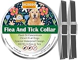 OCSOSO Flea Collar for Dogs and Cats, Dogs Flea and Tick Collar, Pet Flea & Tick Collar Fit of Large