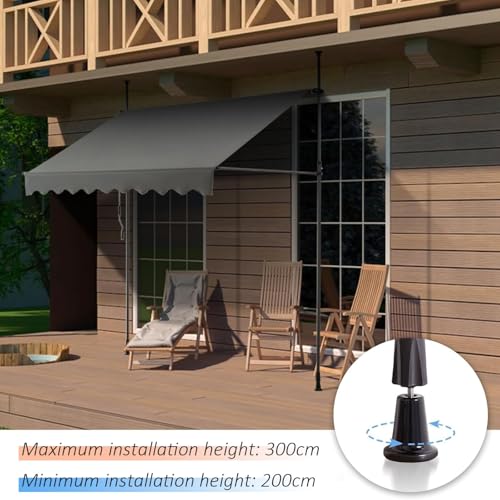 Toldo retráctil para patio ajustable para crear sombra en tu cenador exterior 5