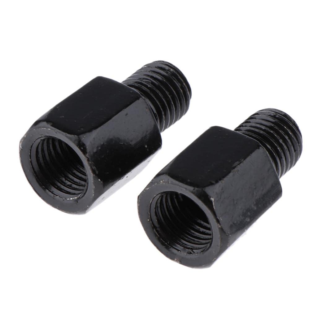 FABLOFT Scooter Motorcycle Rearview Side Mirror LH 10mm - RH 10mm Adapter Black| Motors | Parts & Accessories | Motorcycle Parts |2 Pieces Motorcycle Rearview Mirror Adapter Bolts-image-34