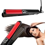 professional hair straightener ceramic 450 degree /Lcd hair iron / hair care - flat iron beauty...