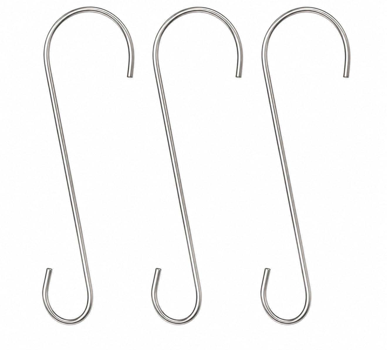 Garden Mile Set of 3 Bird Feeder Hanging Hooks - Strong Rust Resistant Outdoor Hanging Heavy Duty Hardwearing