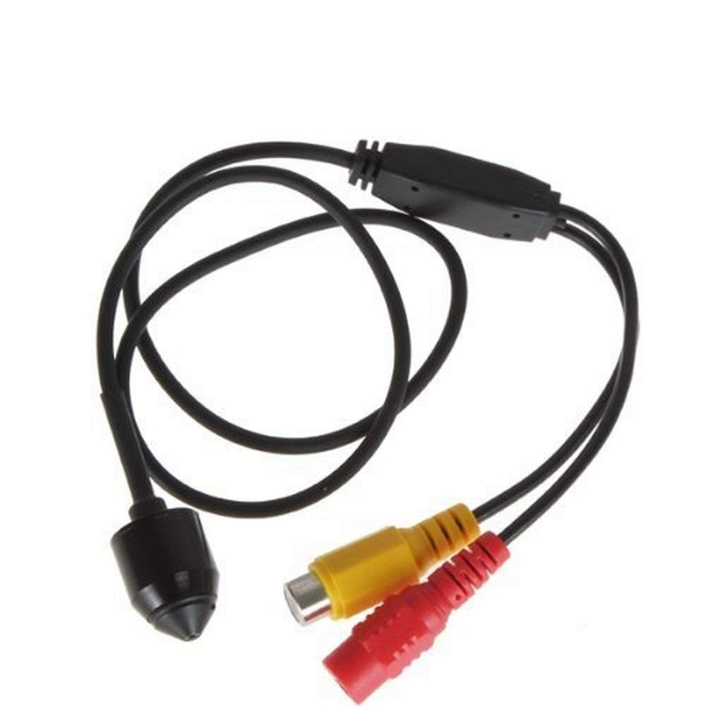 BW3.7mm Lens 600TVL 1/3 Inch HC Sensor CCTV Surveillance Digital CMOS Hidden Covert Mini Camera with 1280 x 960 Resolution and 200 Mega Pixel Smallest Cone Pinhole CCTV Video Camera Support Video Output for Home Surveillance TV Standard
