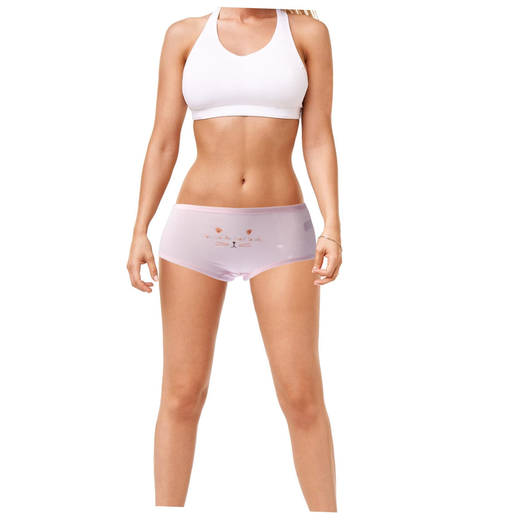 Bragas Menstruales de Algodón para Mujer, 6 Piezas M
