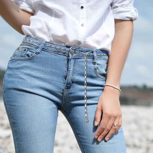 Chaîne de taille réglable dorée : la solution pour cintrer vos vêtements amples - 5