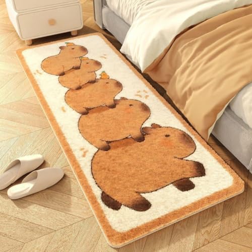 Alfombra de área de capibara Dianzan para llenar de alegría y calidez tu hogar 5