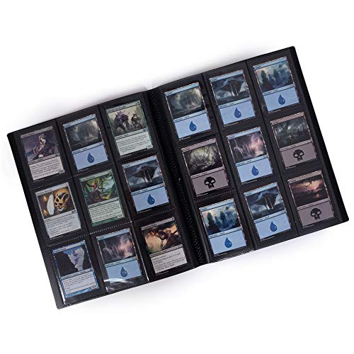 Citadel Collectibles Display Album, Black, 40 Acid-Free Pages, Compatible with Major Trading Card Games, Includes Sideboard Pockets for Stability