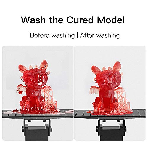 Creality All-in-one UV Curing and Washing Machine for SLA/DLP/LCD 3D Printed Resin Models, Three Gears Adjustable Speed, with Magnetic 360°Rotatable Platform and Large Size Washing Container - Thumbnail 7
