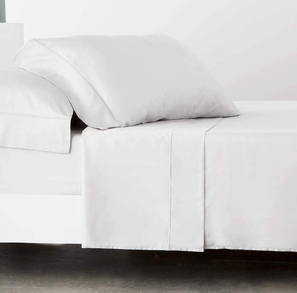 SABANALIA - Sábana Encimera Combina (Disponible en Varios tamaños y Colores), Cama 90 (160 x 270), Blanco