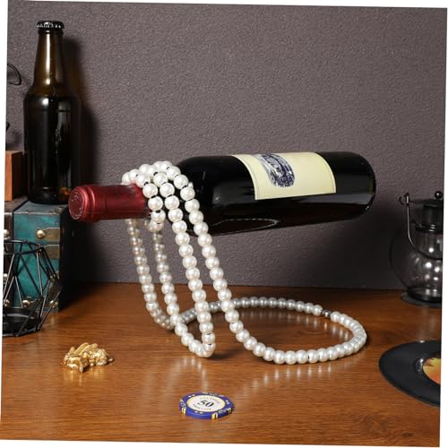 Soporte creativo para botella de vino en forma de perla miniatura 7