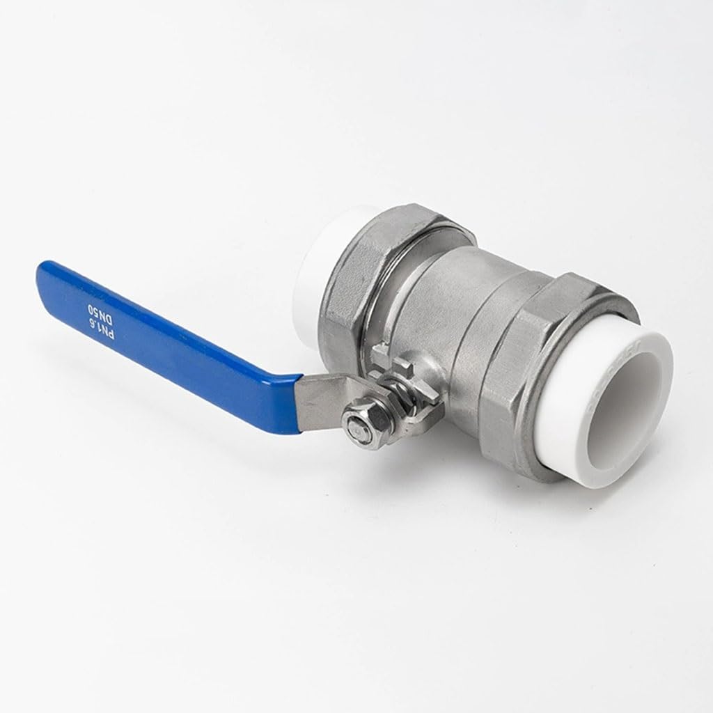 valvola a sfera, valvola a sfera in acciaio inox, Valvola a sfera a doppia unione PPR in acciaio inossidabile 304, 3/4" - 2" DN20 25 32 40 50 Valvole a sfera in acciaio inossidabile, 1 pezzo (dimensio