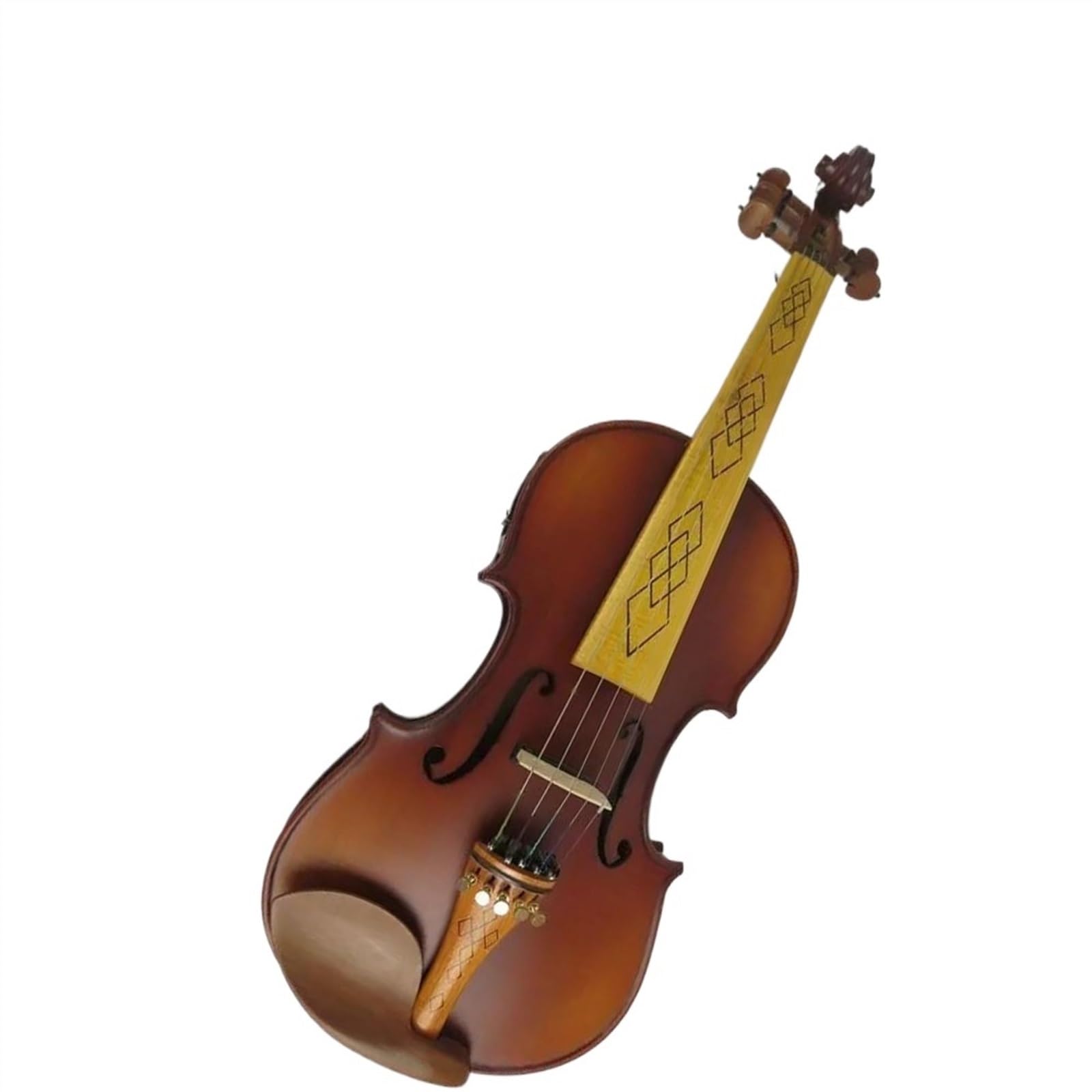 Colore Marrone 5 Corde Applicabile Al Violino Elettrico 4/4 Violino Acustico