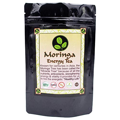 Moringa Tea by Moringa Energy Life - 112 Tea bags, Ayurveda's Famous Moringa Tea, All Natural Nutritious Moringa Leaf That Helps to Rejuvenate the Vitality of the Body, Providing Wellness & Energy