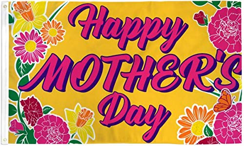 Ant Enterprises Happy Mother's Day Flowers Flag 3x5ft Poly