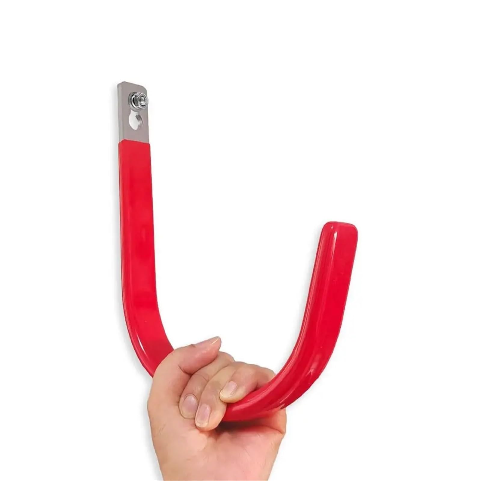 Ganchos en forma de J for almacenamiento garaje PVC y acero inoxidable