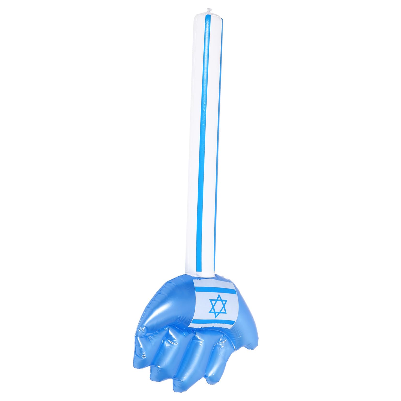 Supvox Schläger pfeifen Partyjubel Gefälligkeiten Karneval aufblasbares Ballonspielzeug Chanukka-Partybevorzugung Chanukka-Jubelstock Jubel liefert Plastik Blue
