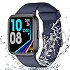 Fitness Tracker Watch with Heart Rate Monitor, Activity Tracker with Pedometer, Sleep Monitor, Calories & Step Counter, 5ATM Waterproof Smart Watch for Women Men Health Fitness Watch for Sports