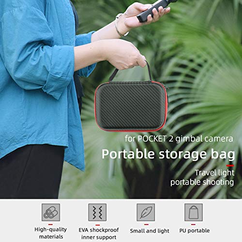 Estojo rígido de EVA para transporte, bolsa de armazenamento, caixa à prova de choque para câmera DJ