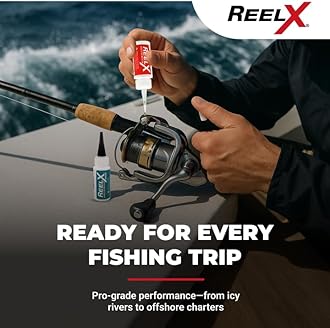 ReelX Fishing Reel Grease, Marine-Grade Anti-Rust Lubricant for Bearings, Spinning, Baitcasting, Spincast, Fly, Trolling & Electric Reels, Corrosion Prevention & Control