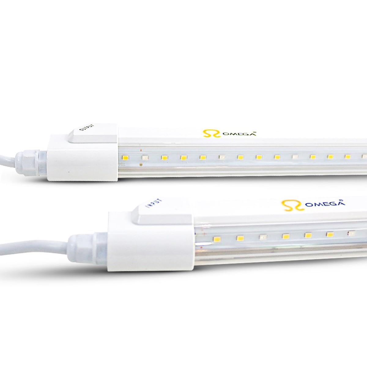 Omega Clone LED Grow Lights Twin Pack – High Efficiency 9000K Propagation & Seedling LED Strips, Waterproof, Daisy Chainable | 9W or 18W Options (18w (Twin Pack))