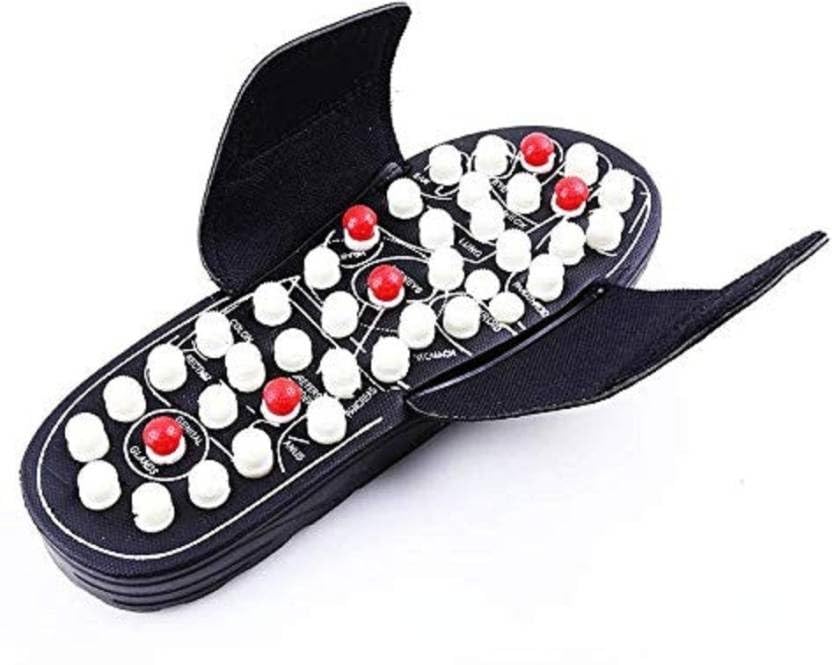 Eastern Club Spring Acupressure and Magnetic Therapy Accu Paduka Slippers for Full Body Blood Circulation Natural Slippers For Men and Women (Unisex) (Size 5, 6, 7, 8, 9,) (6, Black) Eastern Club Spring Acupressure and Magnetic Therapy Accu Paduka Slippers for Full Body Blood Circulation Natural Slippers For Men and Women (Unisex) (Size 5, 6, 7, 8, 9,) (6, Black)