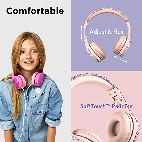 LilGadgets Connect+ Pro Wired Kids Headphones - Designed with Kids' Comfort in Mind, Child-Friendly Foldable Over-Ear… - Image 3