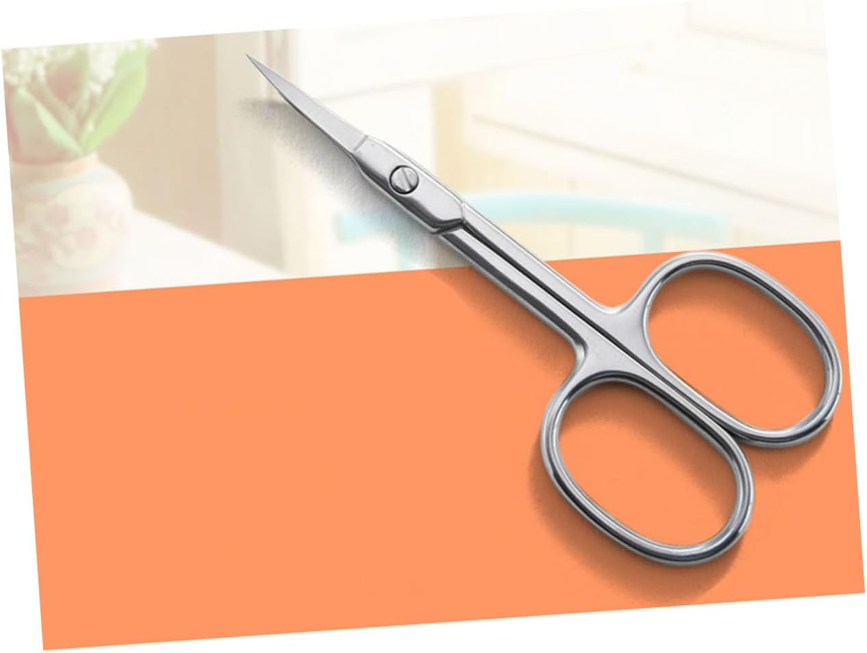 DOITOOL Stainless Scissors Kit Multi-purpose Eyelash and Eyebrow Shears Rounded Tips for Precision Grooming for Trimming Nose and Ear -friendly Design